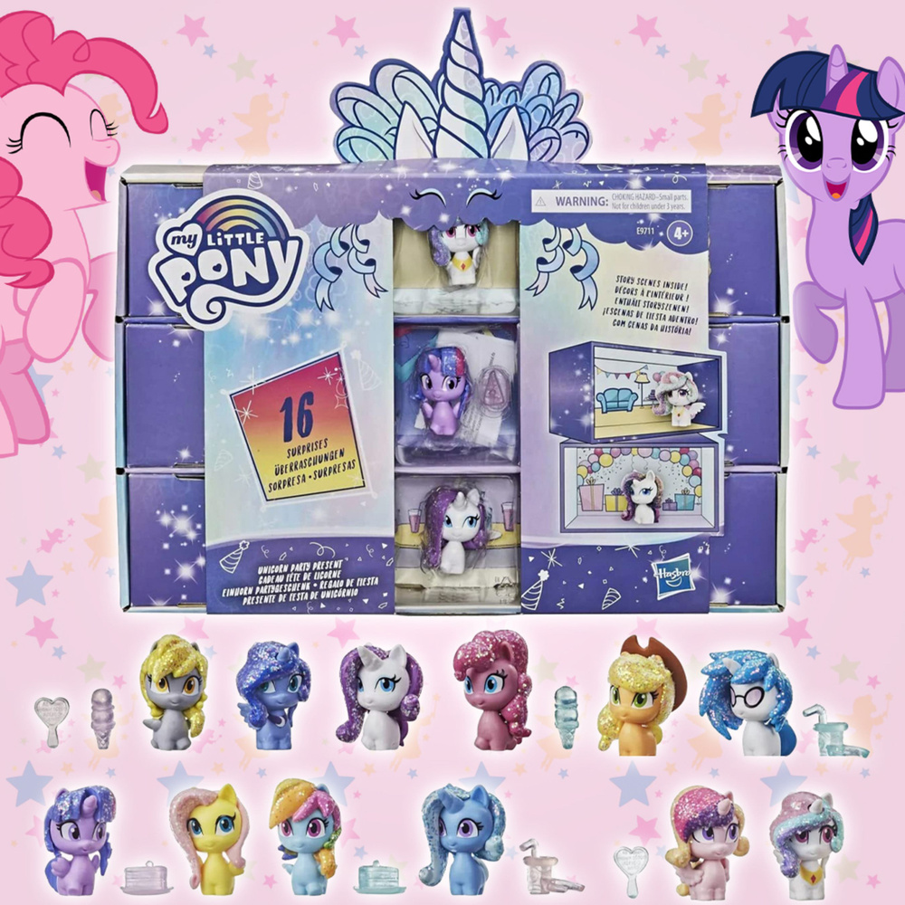 Игровой набор My Little Pony Вечеринка Единорогов 12 фигурок #1