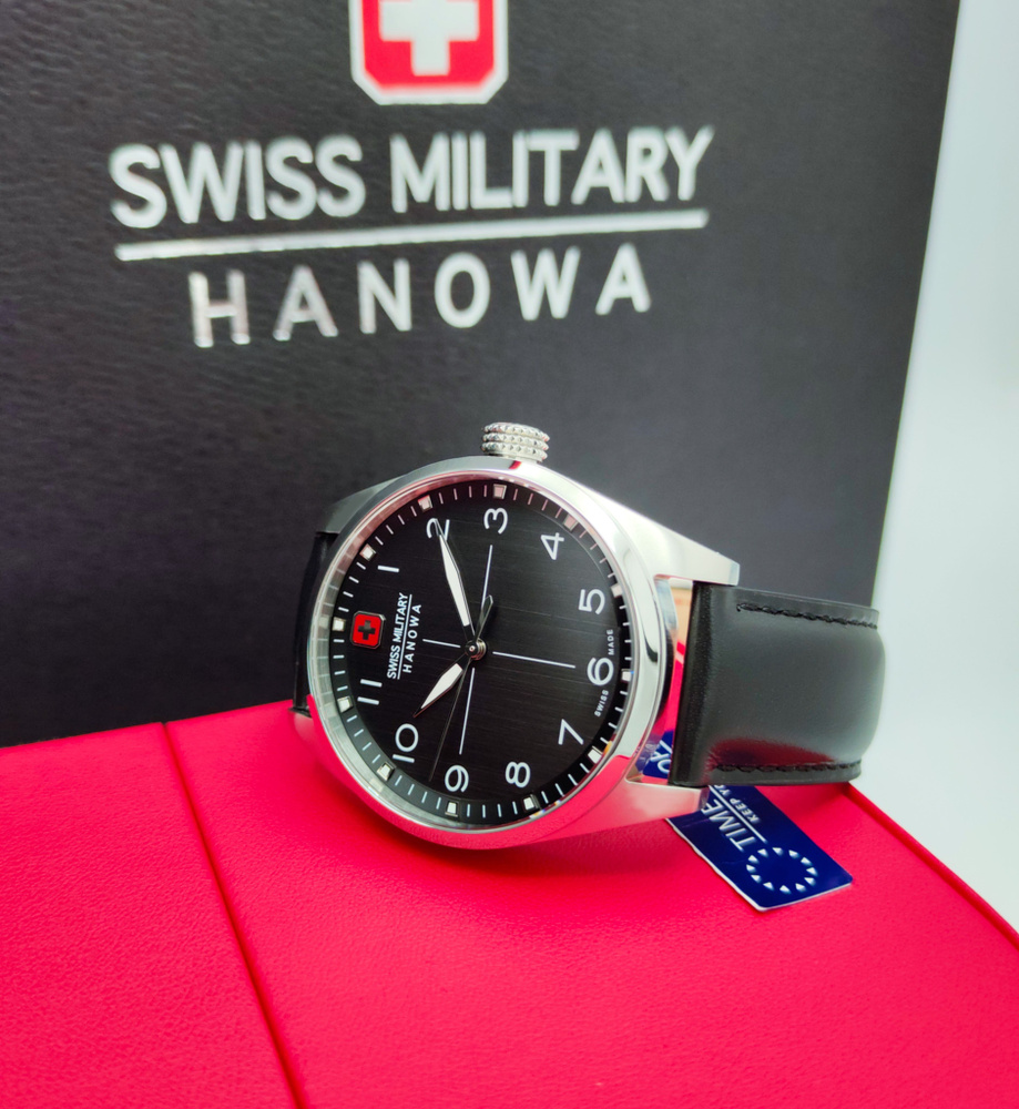 Часы наручные мужские Swiss Military Hanowa Driver SMWGA7000901. Наручные кварцевые часы. Часы для мужчин #1