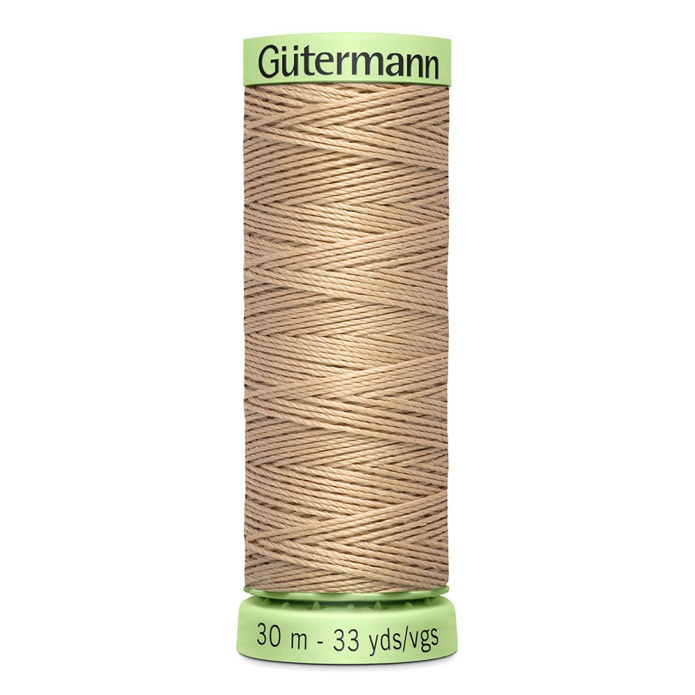 03 Нить Top Stitch 30/30 м для декоративной отстрочки, 100% полиэстер Gutermann 744506 (170 кэмел)  #1