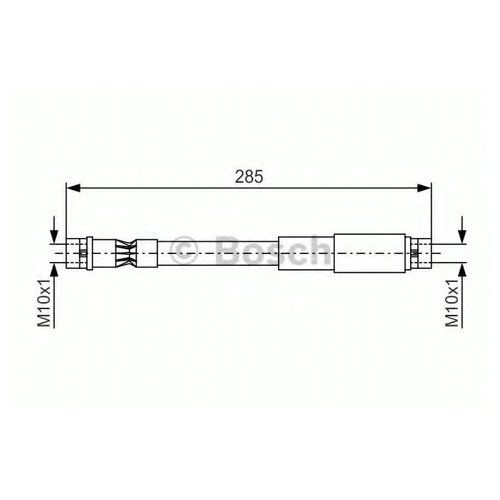 Bosch Шланг тормозной Bosch 1987476406 для Audi 80, 90, Cabriolet, Coupe арт. 1987476406  #1