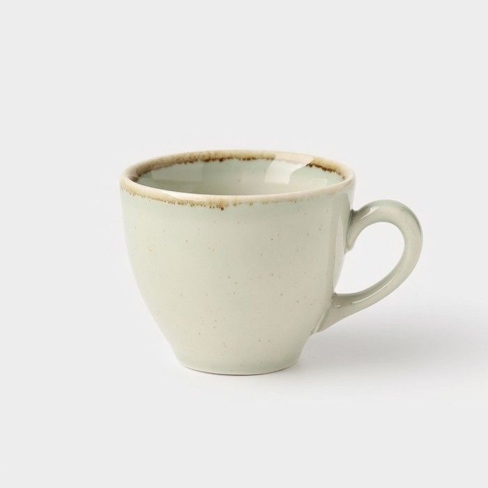 Kutahya Porselen Чашка кофейная Pearl, 90 мл, цвет мятный, фарфор #1