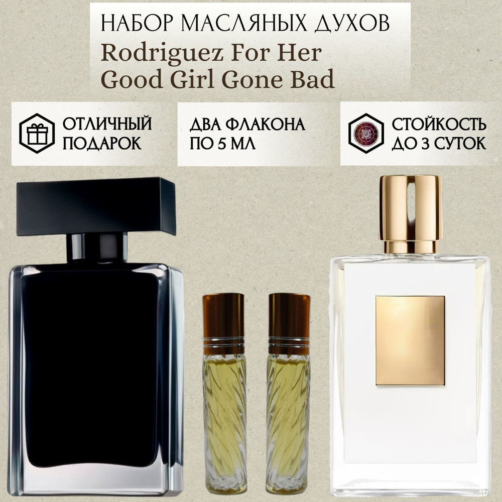 Perfum Secrets; Духи масляные Rodriguez For Her Good Girl Gone Bad; Родригес Фор Хё Гуд Герл Гон Бед #1