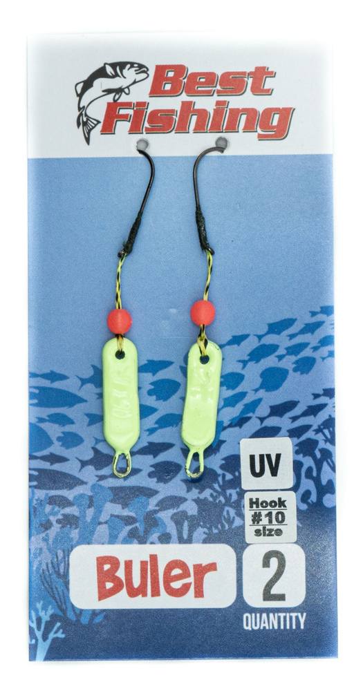 Булеры Best Fishing Neon, #10, 2 г, салатовый UV #1