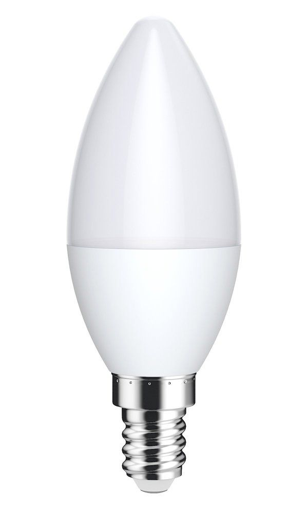 Лампочка светодиодная Lexman свеча E14 400 лм теплый белый свет 5 Вт  #1