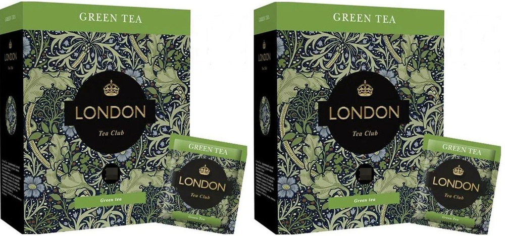 Чай зеленый "Green Tea" ТМ London Tea Club 100*2г фольг. пакет 2 шт #1