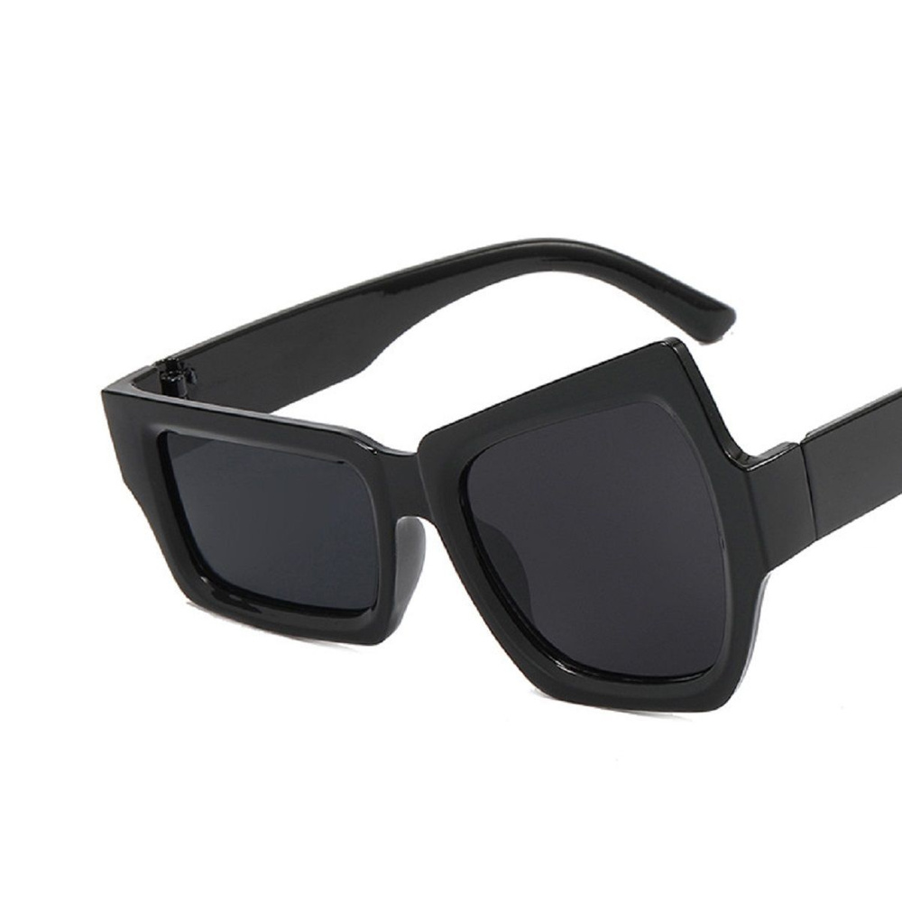 Солнцезащитные очки поднятая бровь, черные #1