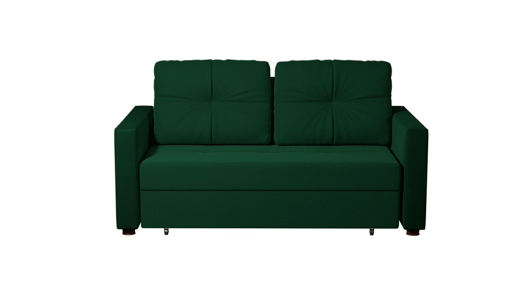 GO Территория столов и стульев Диван-кровать, механизм Юниор, 166х98х88 см,темно-зеленый  #1
