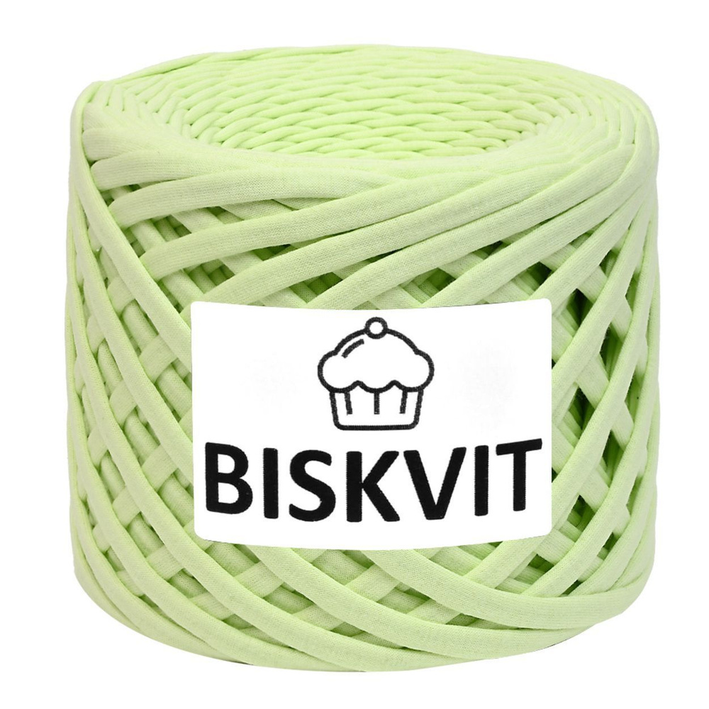 Трикотажная пряжа Biskvit (Бисквит) цвет Мохито, 330гр. 100м. (100% хлопок), 1 моток.  #1