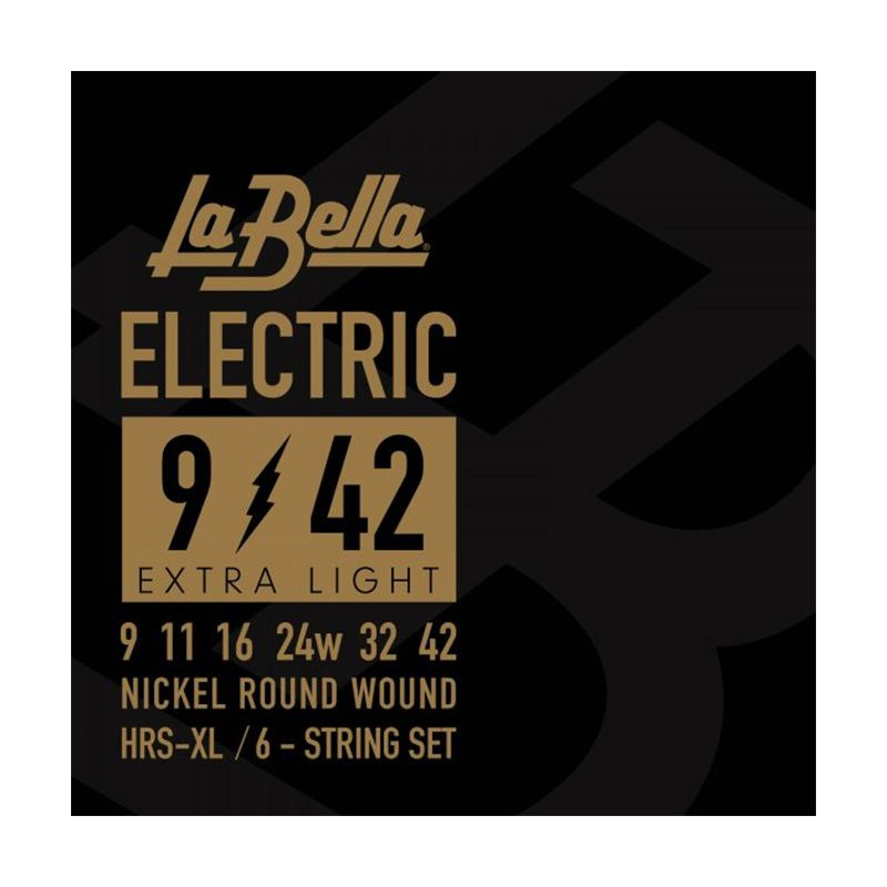 Струны для электрогитары La Bella 09-42 HRS-XL Hard Rockin Steel Extra Light #1