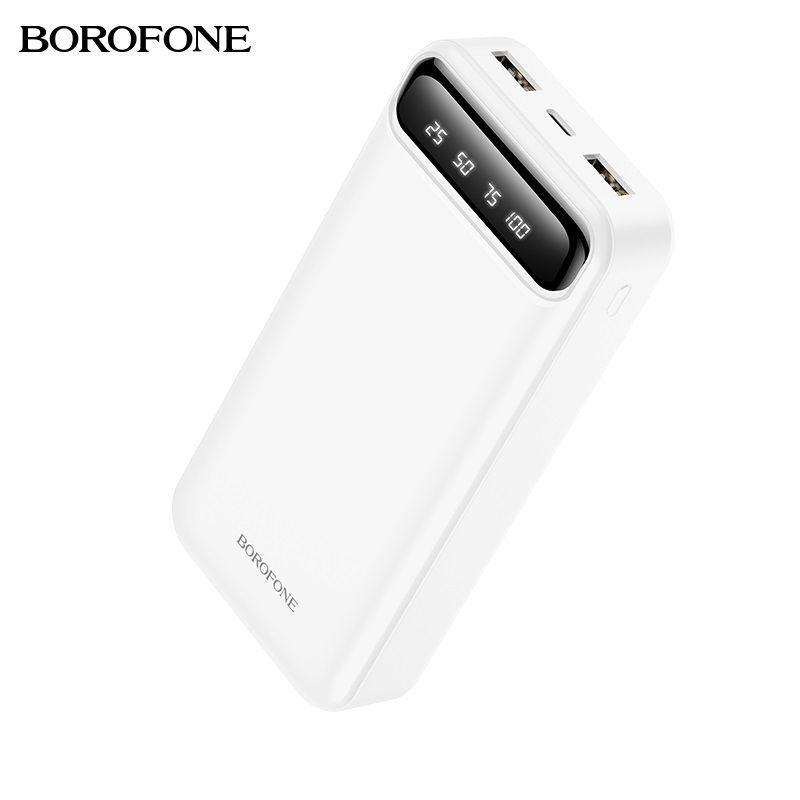 Внешний аккумулятор 20000mAh 2USB 2.0A Li-pol батарея LED Borofone BJ14A #1