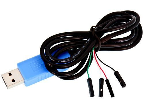 Модуль USB to TTL 4-pin Wire, Кабель преобразователь USB -TTL (1м ...