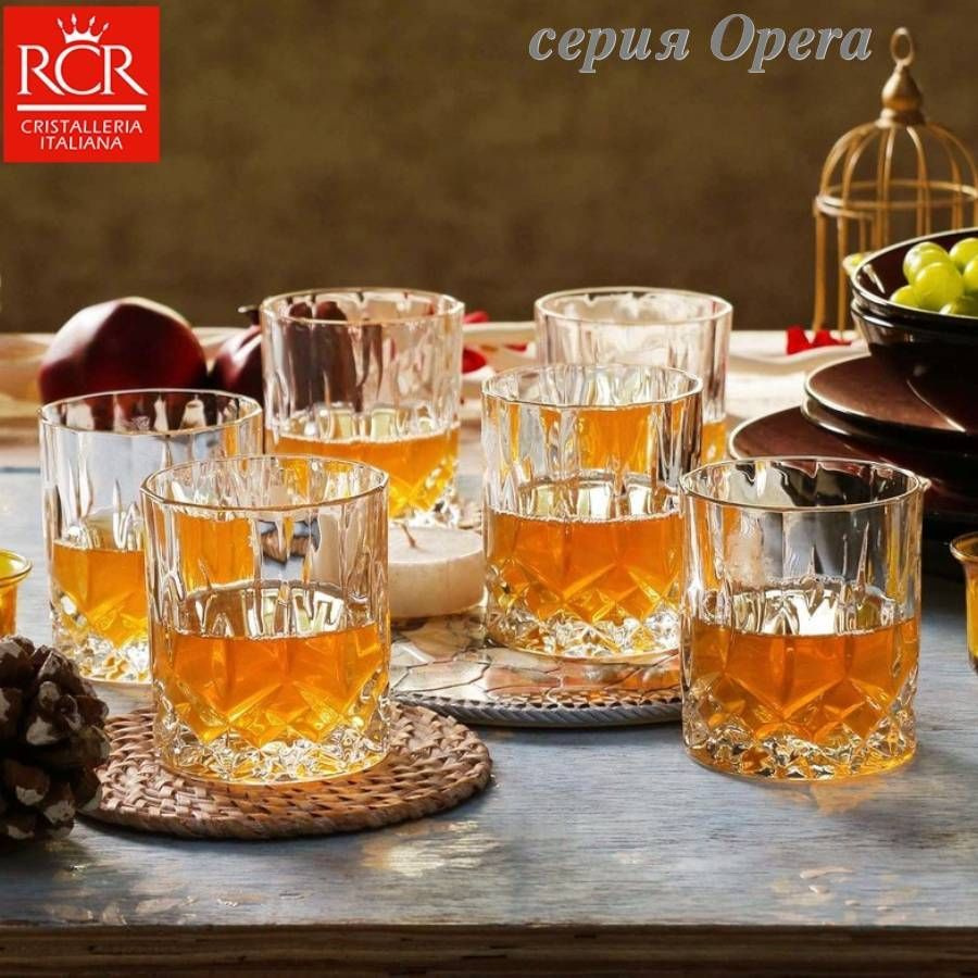 RCR Cristalleria Italiana Набор стаканов для воды, для виски, 300 мл, 6 шт  #1