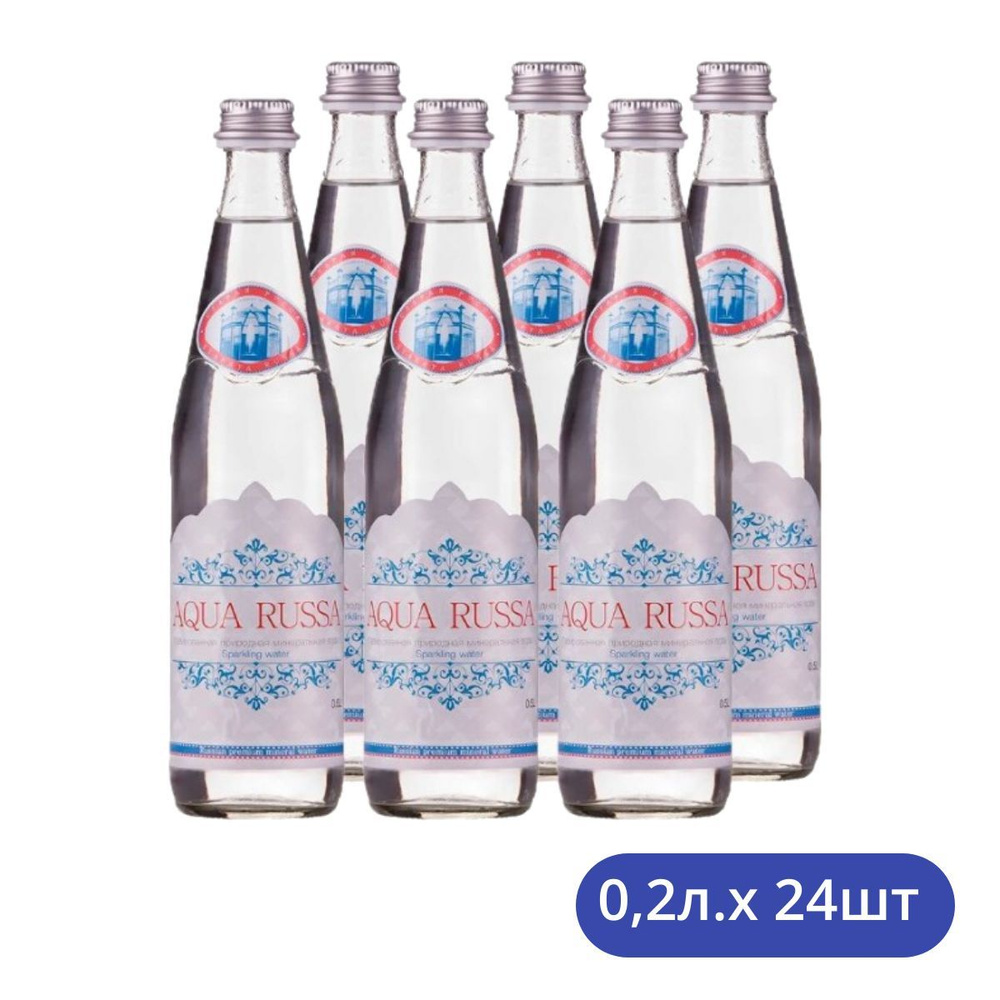 Aqua Russa Вода Питьевая Негазированная 200мл. 24шт #1