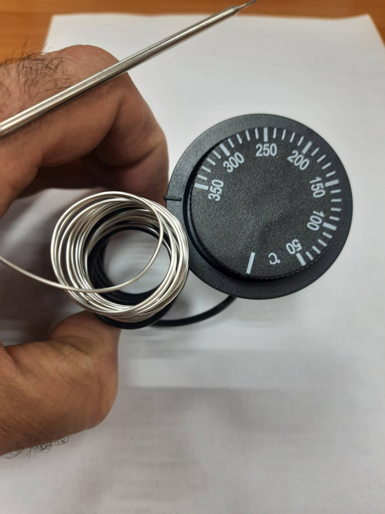 Терморегулятор капиллярный от 50-350 градусов 16А - купить с доставкой ...