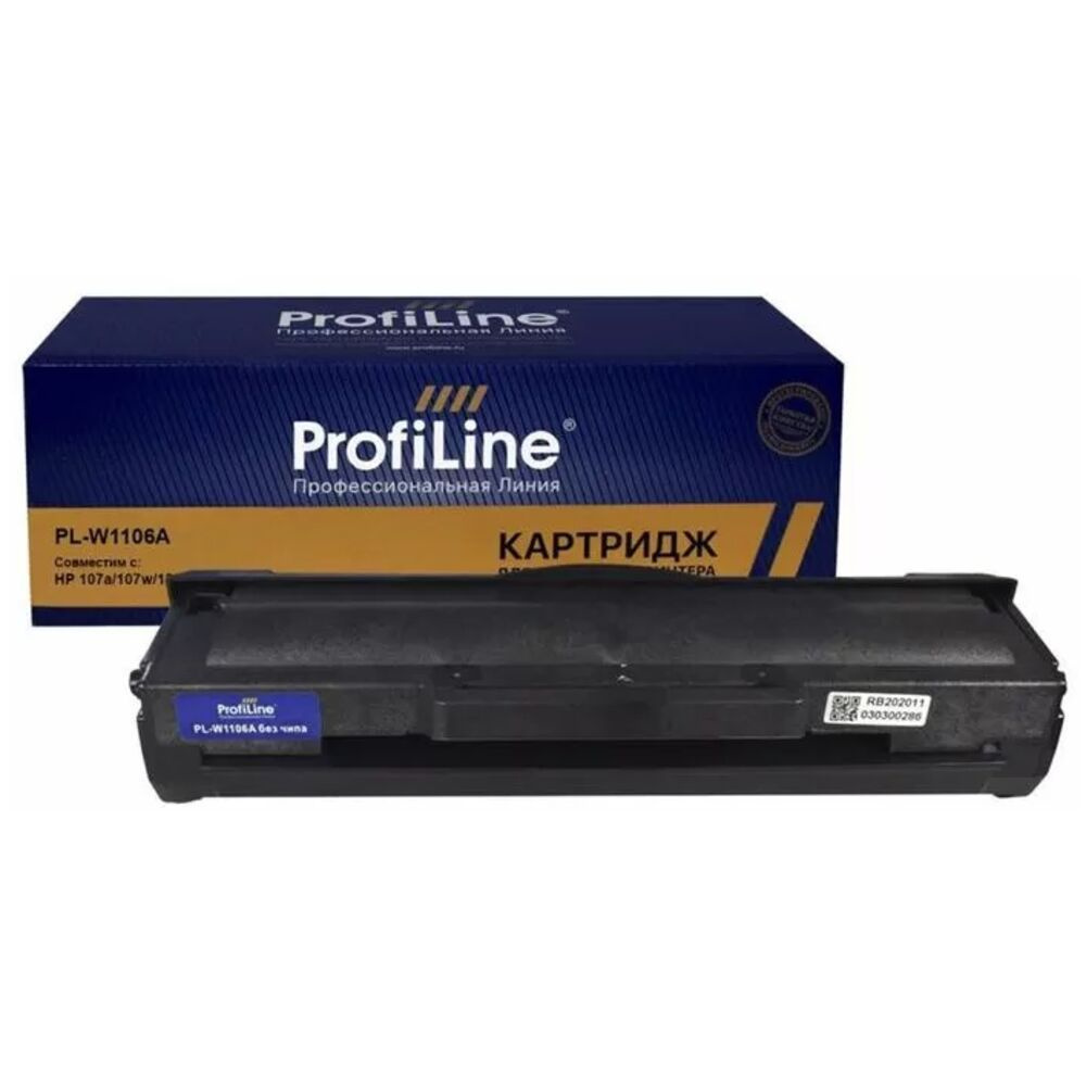 Картридж ProfiLine PL_W1106A (W1106A) для HP Laser 107a/107w/135w/135a/137fnw (1000 стр.) черный, с чипом #1