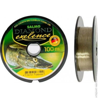 Salmo Флюорокарбоновая леска для рыбалки, размотка: 100 м,толщина: 0.20 мм  #1