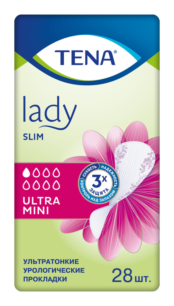 Урологические прокладки TENA Lady Slim Ultra Mini 28 шт. #1