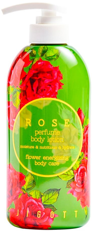 JIGOTT Парфюмированный лосьон для тела с экстрактом розы ROSE PERFUME BODY LOTION, 500 мл  #1
