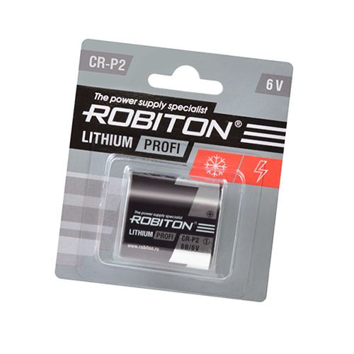 Батарейка фотолитиевая ROBITON PROFI CR-P2 BL1 1 шт. #1