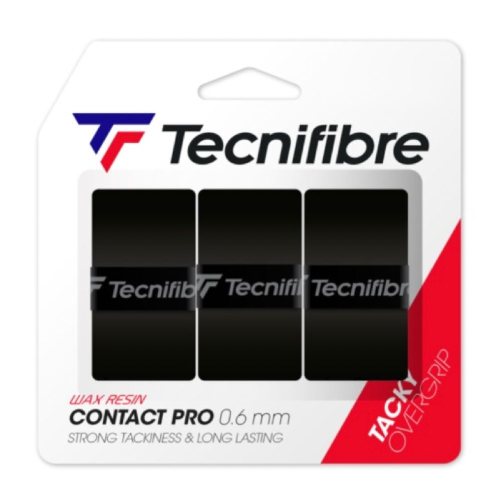 Намотка для ракетки Tecnifibre Contact PRO BLACK 0,6мм (3шт) #1