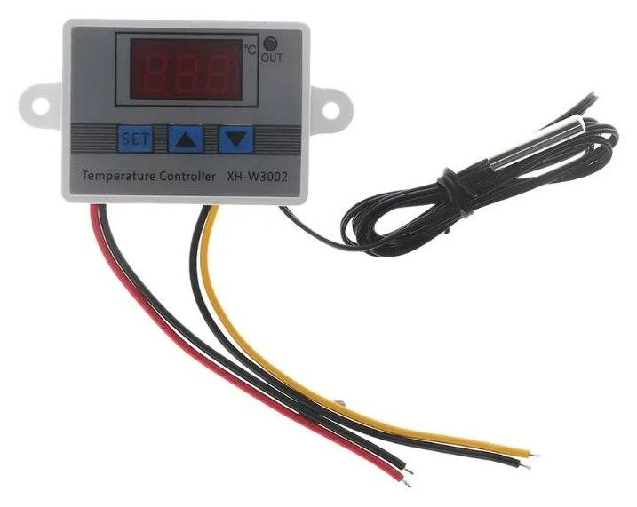 Терморегулятор XH-W3002 с задержкой включения / термостат цифровой для инкубатора, аквариума, вентиляции #1