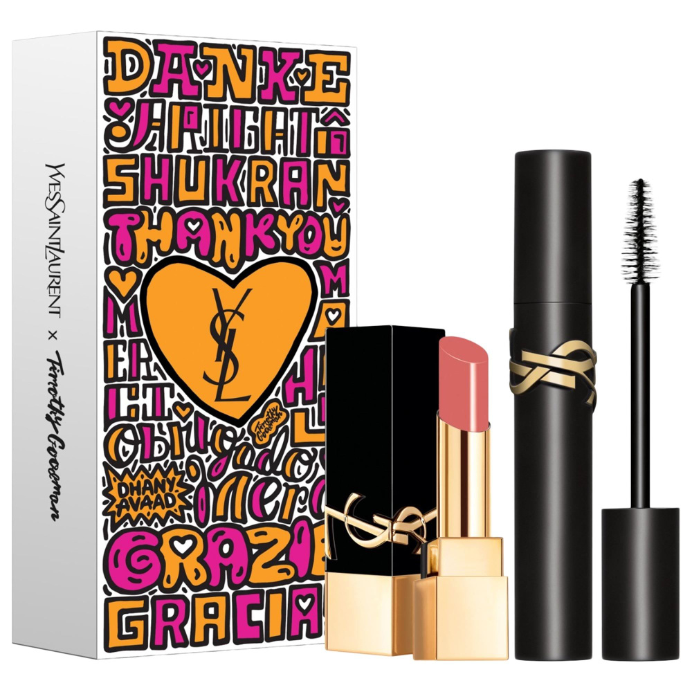 Yves Saint Laurent тушь для ресниц и набор для губ Spring Beauty Mascara and Lip Set  #1