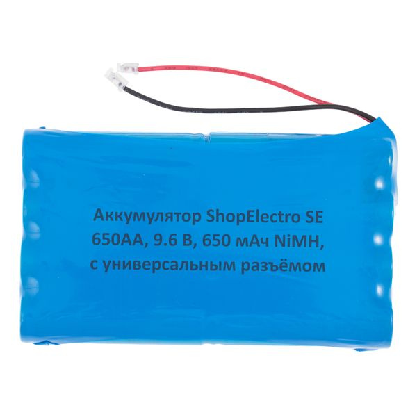 Аккумуляторная сборка №12 ShopElectro SE 650АА, 9.6 V, 650 mAh, NiMH, с ...