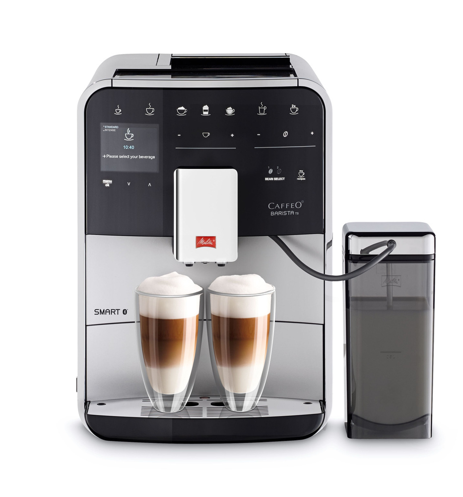 Кофемашина автоматическая Melitta Caffeo F 850-101 Barista TS Smart серебро  #1