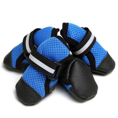 Ботинки для собак синие, размер L (5,0х4,4 см) #1