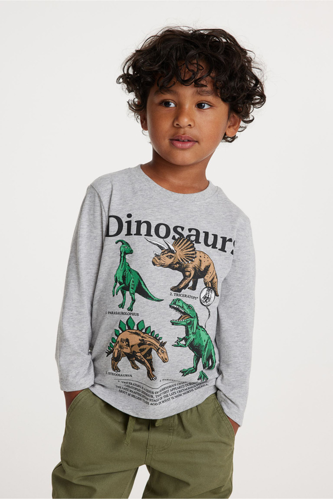 Лонгслив H&M Динозавр #1