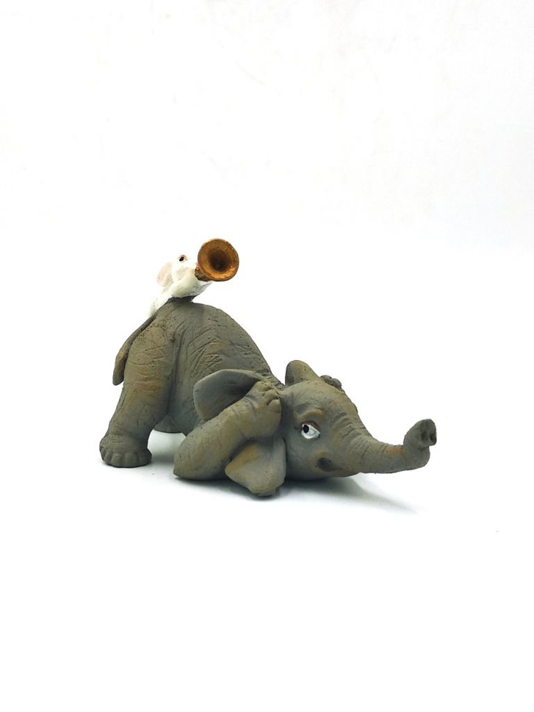 Слон статуэтка 5,5х10х5см. Фигурка, сувенир для декора дома, для интерьера. Подарок на день рождения, #1