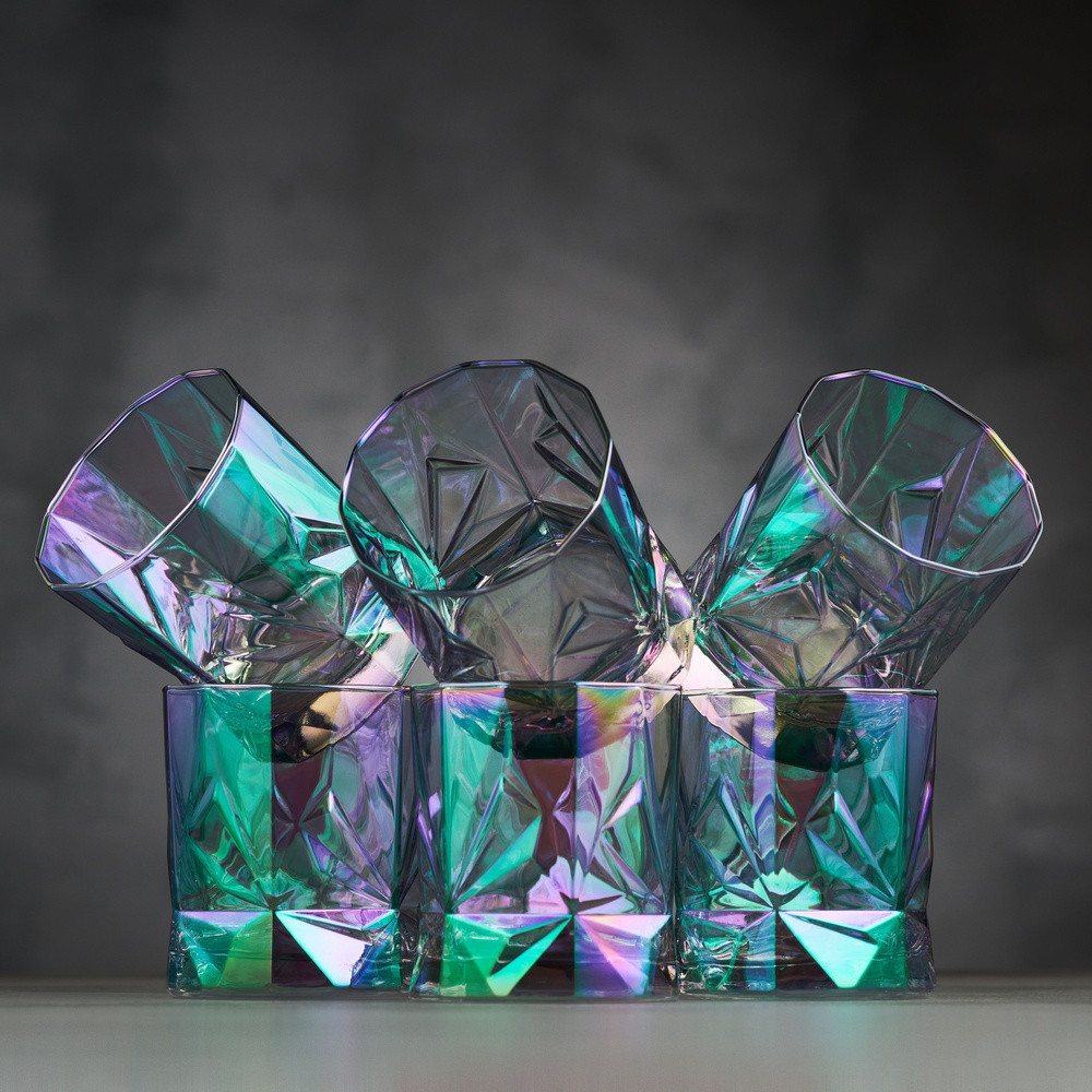 Набор стаканов Geometrica Emerald, 6шт, 340мл #1