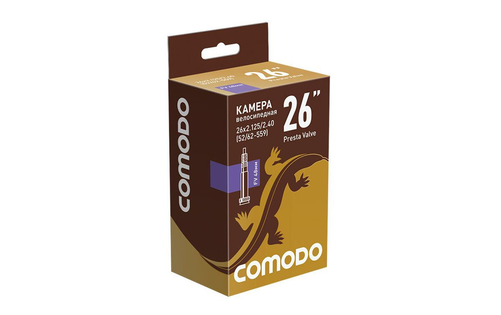 Камера COMODO 26 x 2.125/2.40 (52/62 - 559) FV48 мм бутиловая #1