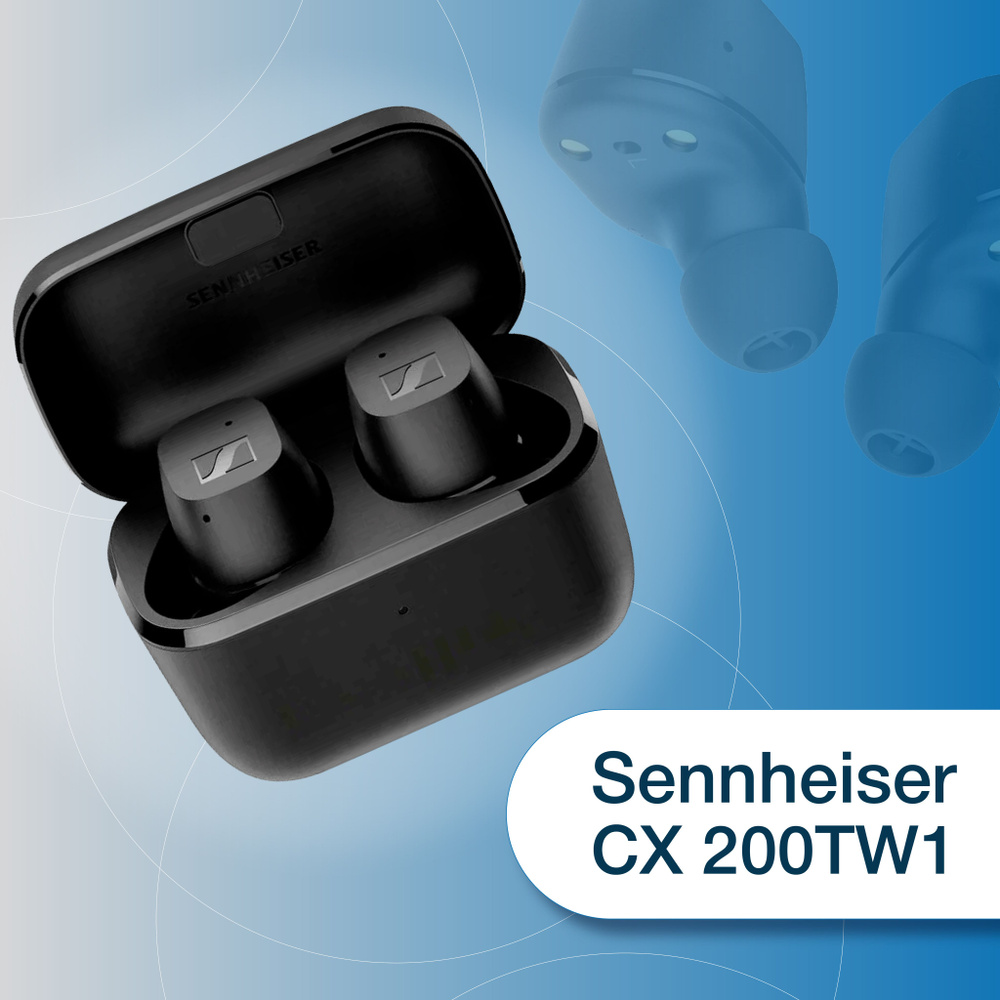 Наушники Sennheiser CX 200 TW1 True Wireless Black #1