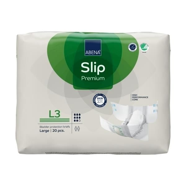 Подгузники для взрослых Abena Slip Premium L3 (ночные), объем талии 100-150 см, 20 шт.  #1