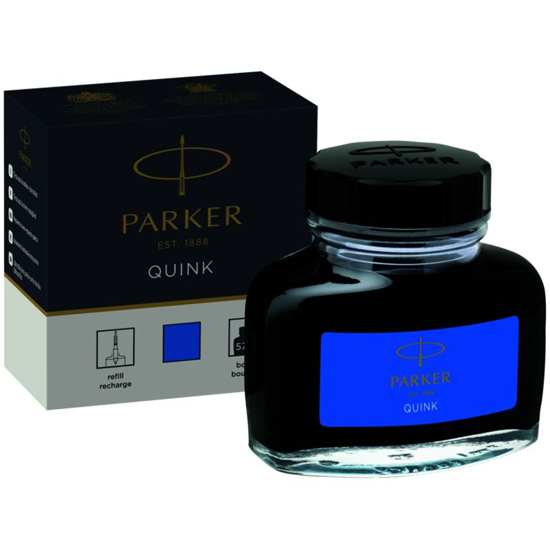 Чернила Parker "Bottle Quink" синие, смываемые, 57мл #1