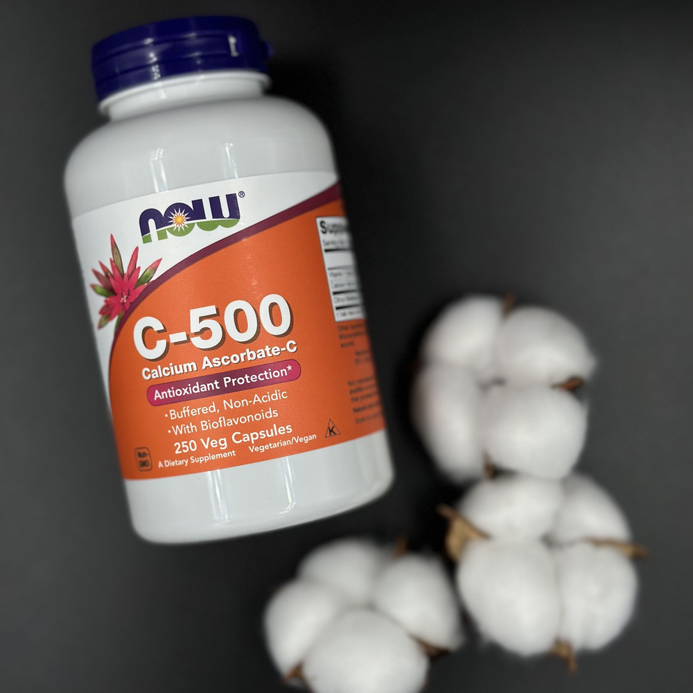 Now C-500 CALCIUM ASCORBAT 250 капсул #1