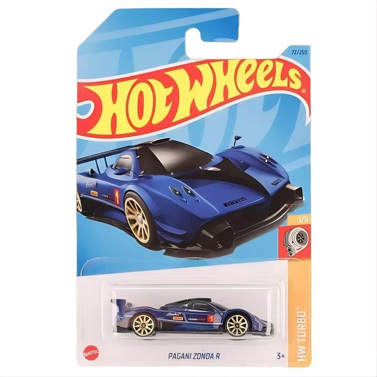 HKK83 Машинка металлическая игрушка Hot Wheels коллекционная модель Pagani Zonda R синий  #1