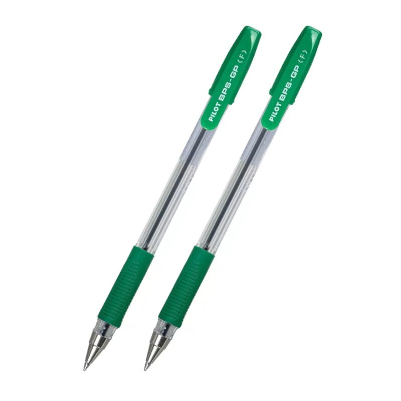 Pilot Набор ручек Шариковая, толщина линии: 0.21 мм, цвет: Зеленый, 2 шт.  #1