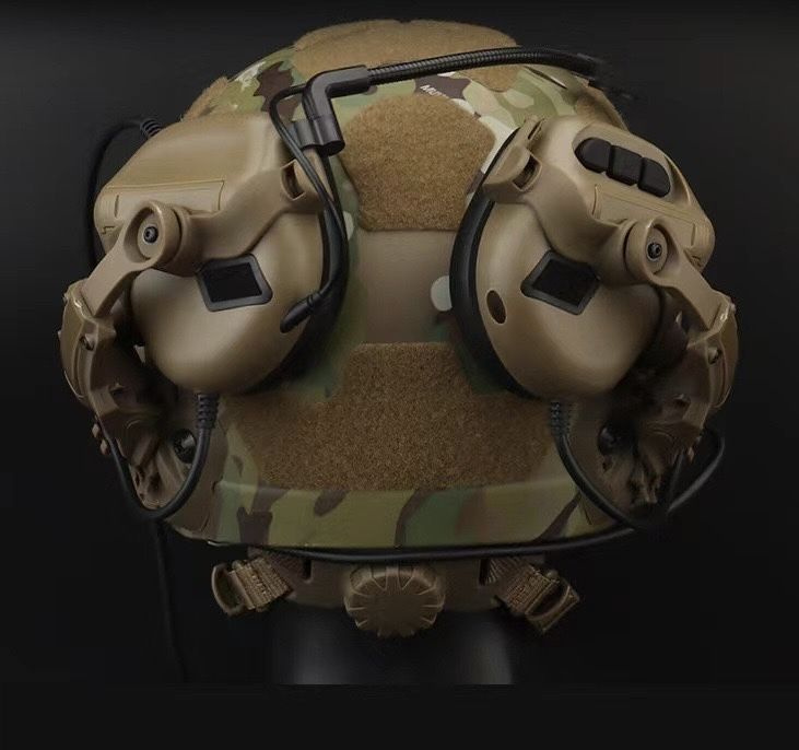 Комплект креплений активных наушников Earmor на шлем цвет Койот  #1