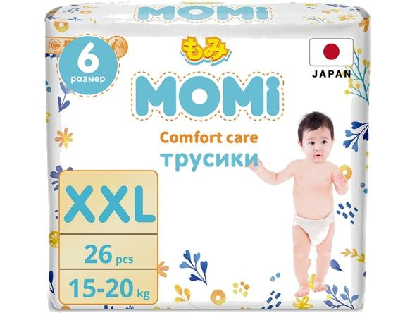 Трусики-подгузники MOMI Comfort Care 15-20кг #1