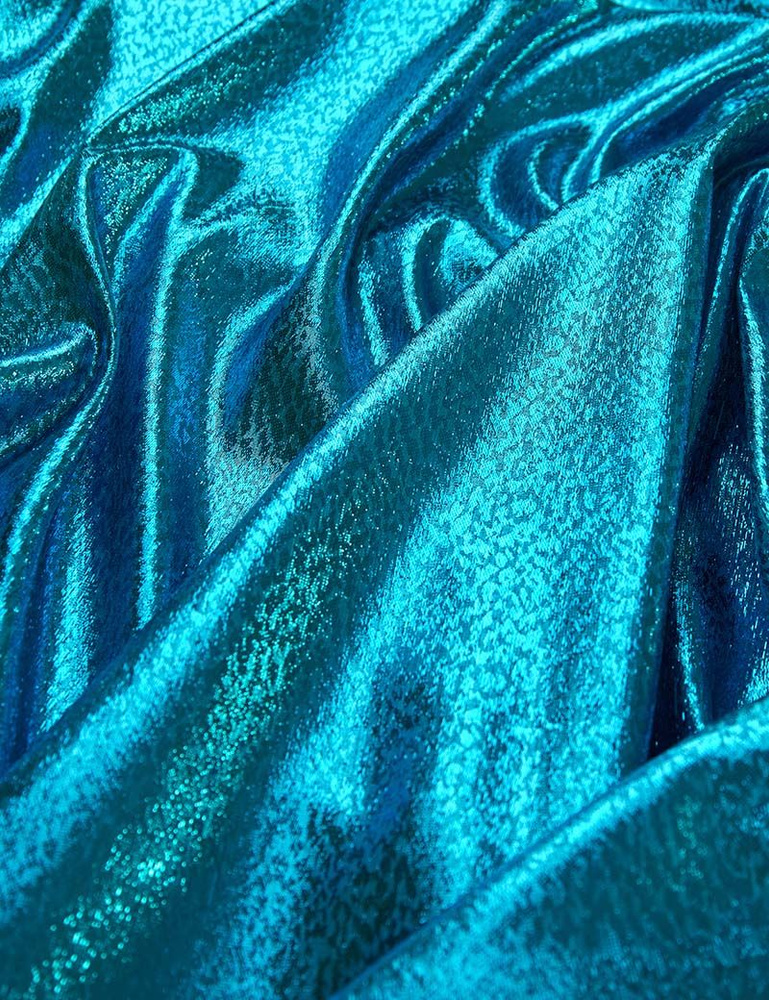 Бирюзовая парча, отрез 1 м.*1,5 м., бирюзовый (208) - купить с ...