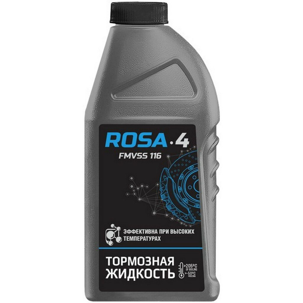 Тормозная жидкость Тосол-синтез Роса 4 DOT-3 455 г #1
