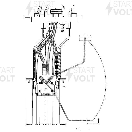 Модуль топливного насоса для автомобилей Ford Transit (13-) 2.2TDCi / SFM1005  #1