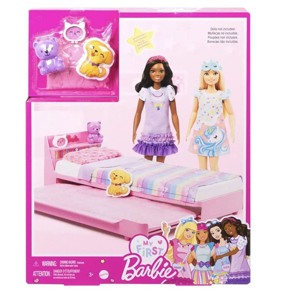 Набор игровой Barbie Кровать с аксессуарами HMM64 #1