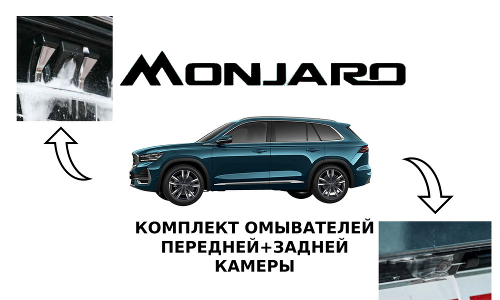 Комплект омывателей Geely Monjaro (перед+зад) Parklogix #1