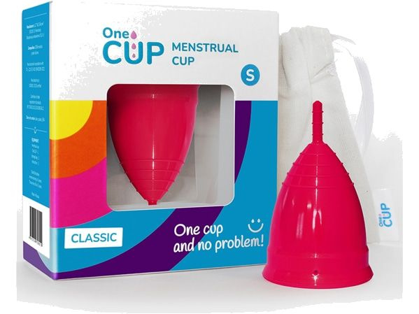 Менструальная чаша розовая OneCUP Classic pink #1