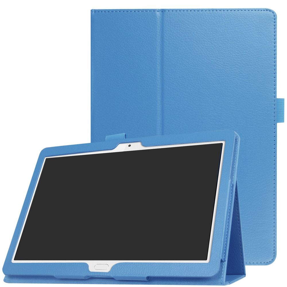 Фирменный чехол-обложка для Huawei MediaPad M3 Lite 10 Wi-Fi/ LTE (BAH-AL00 / W09) голубой с трансформацией #1