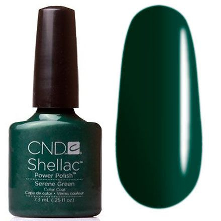CND Shellac гель-лак для ногтей Serene Green 7,3 мл #1