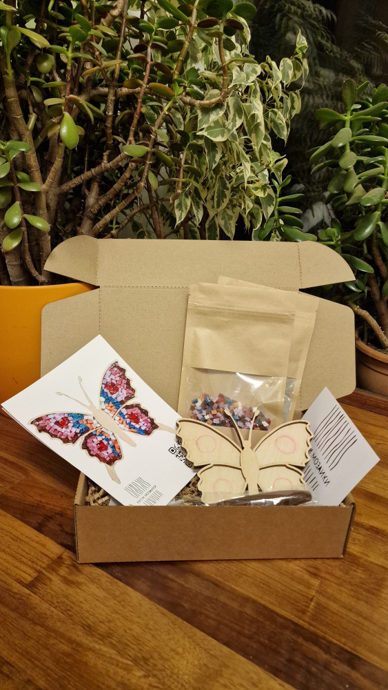 Набор мозаики из смальты "Бабочка" - купить с доставкой по выгодным ...